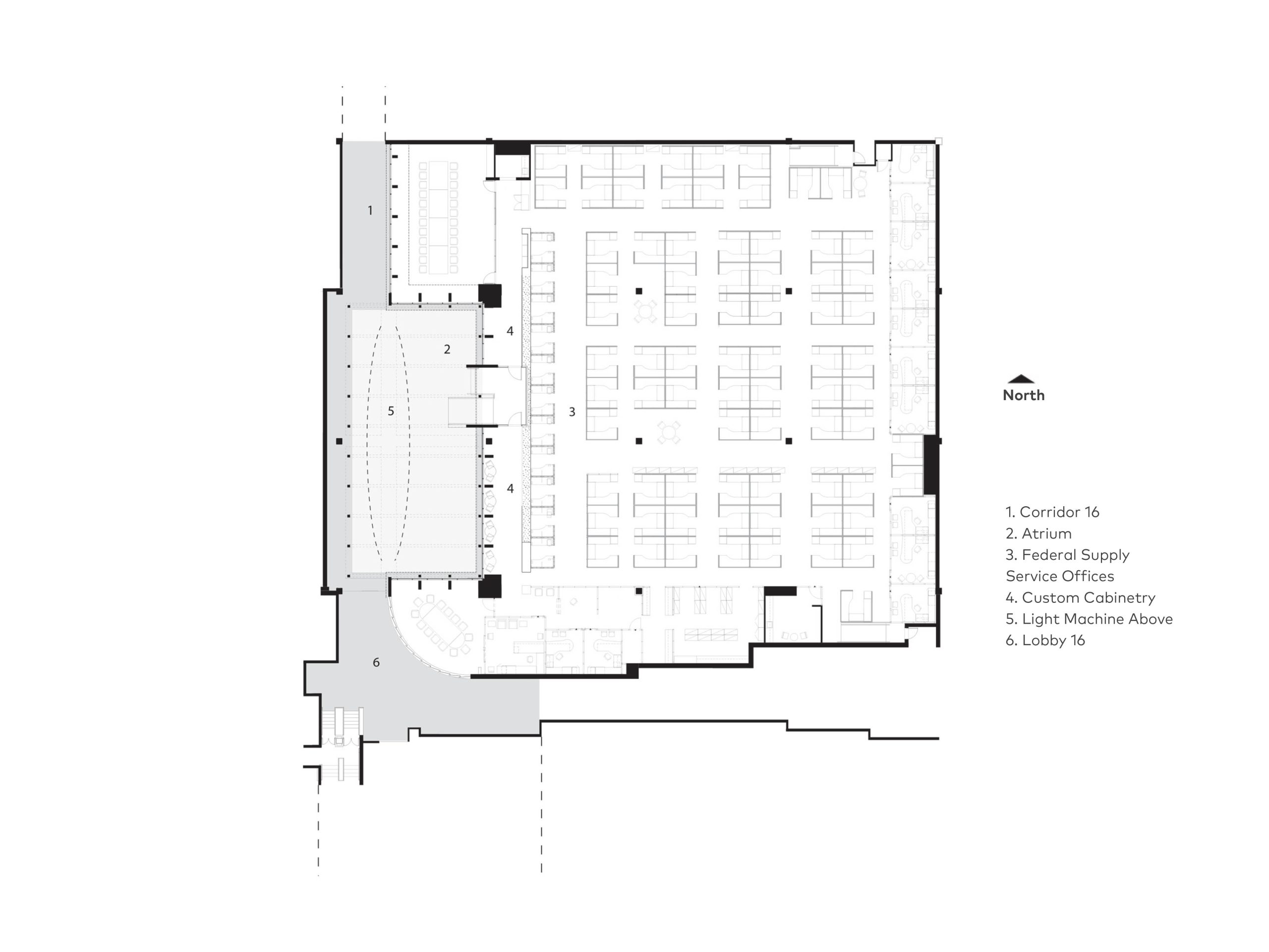 Bannister Federal Complex Finance Office & Atrium