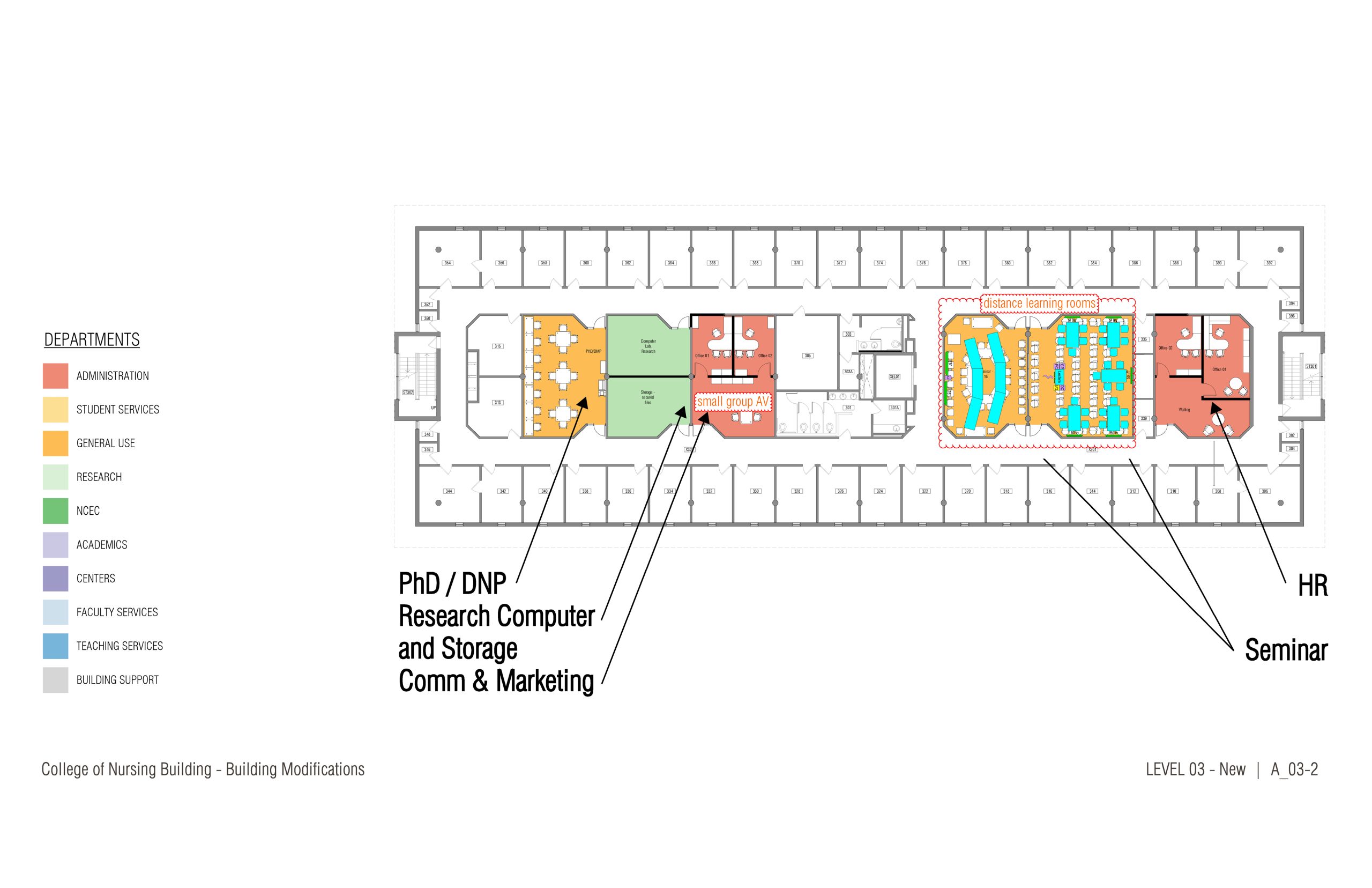 College of Nursing Building Modifications