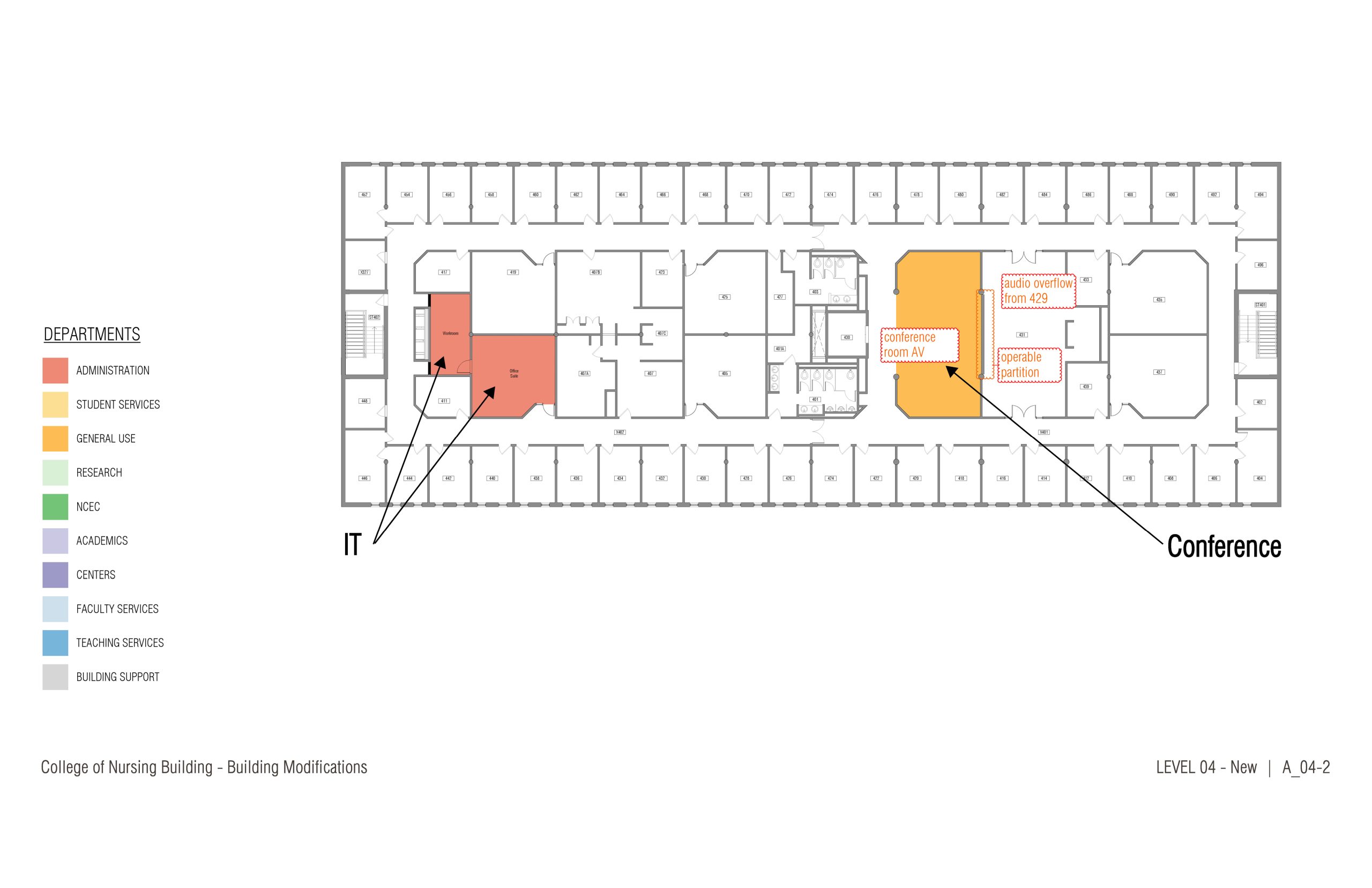 College of Nursing Building Modifications