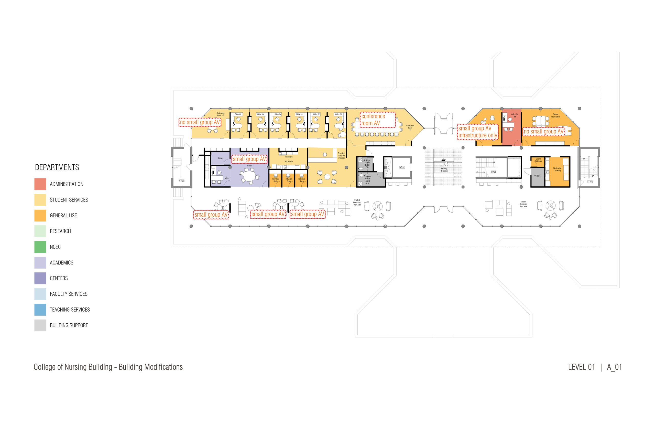 College of Nursing Building Modifications