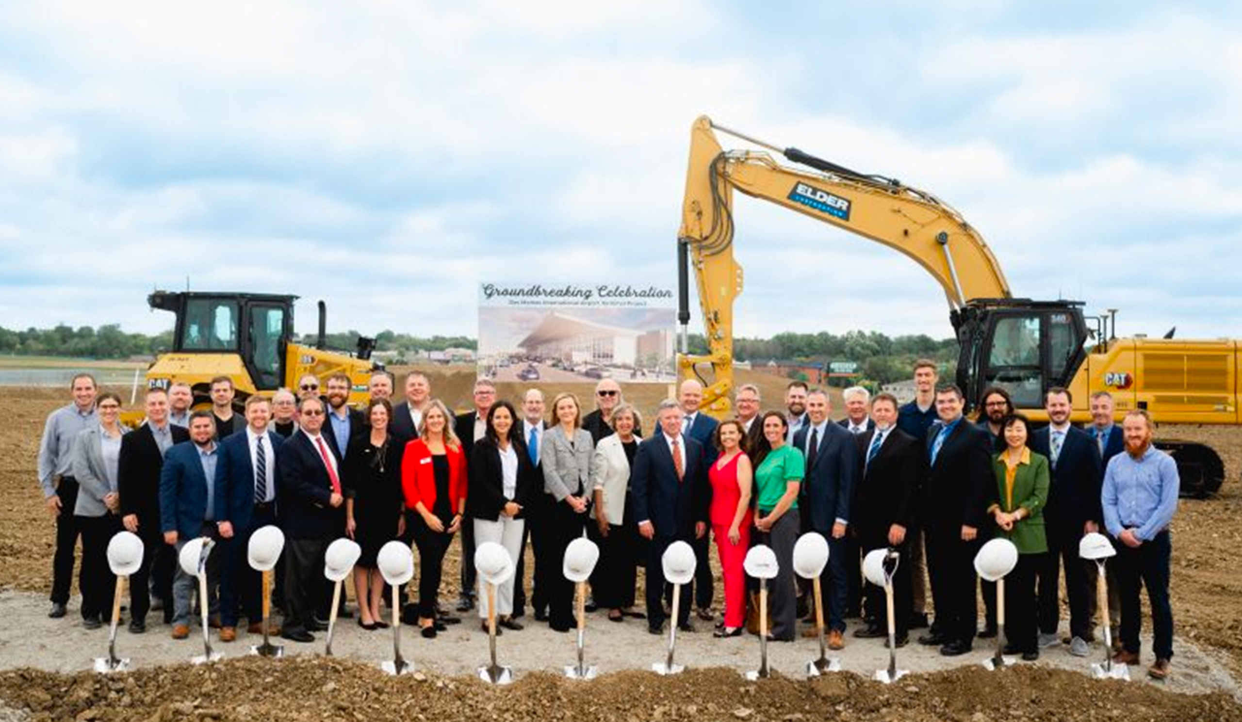 Des Moines Airport Groundbreak